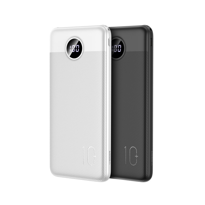 Powerbank Veger L10S (W1105PD) PD QC3.0 2A 20W 10000 mAh czarny 0INT