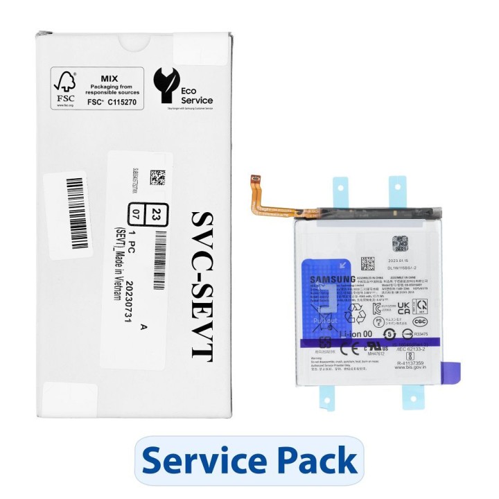 ServicePack Аккумулятор EB-BS916ABY для SAMSUNG S23 Plus S916B GH82-30470A