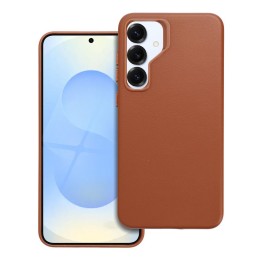 Чохол для Samsung S25 PLUS Leather Mag Cover сумісний із MagSafe коричневий