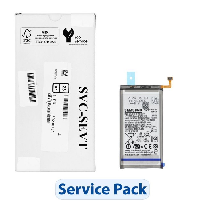ServicePack Аккумулятор EB-BG973ABU для SAMSUNG S10 G973 GH82-18826A