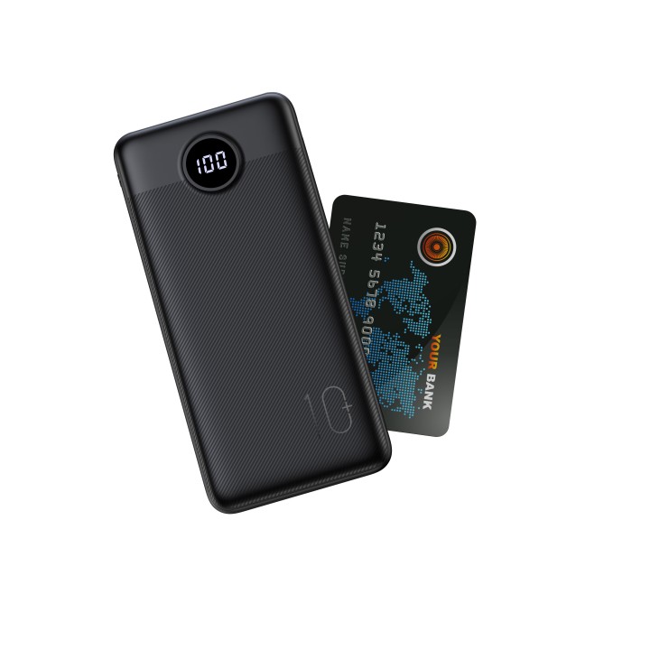 Powerbank Veger L10S (W1105PD) PD QC3.0 2A 20W 10000 mAh czarny 0INT