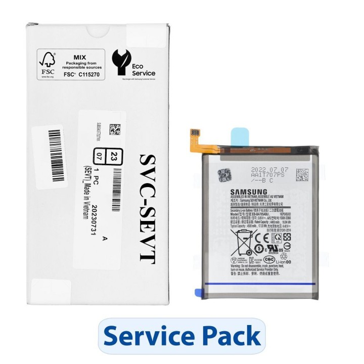 ServicePack Аккумулятор EB-BA705ABU для SAMSUNG A70 A705 GH82-19746A