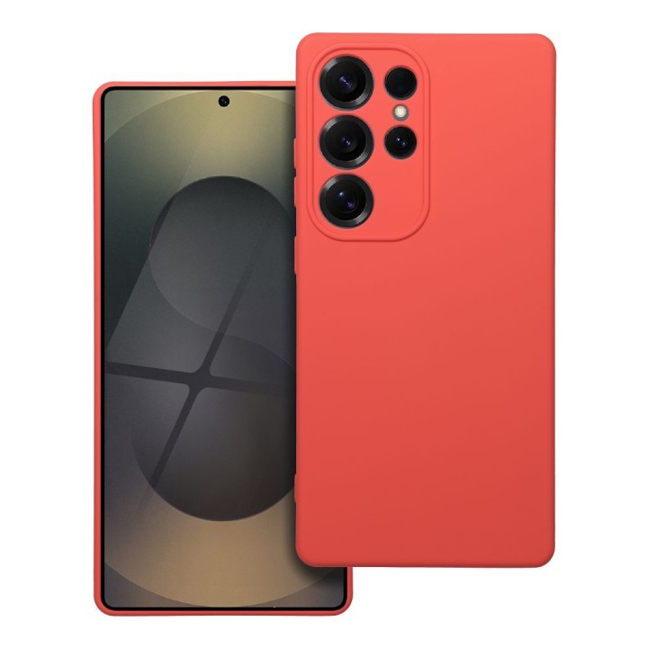 Чохол для Samsung S25 ULTRA Silicone персиковий