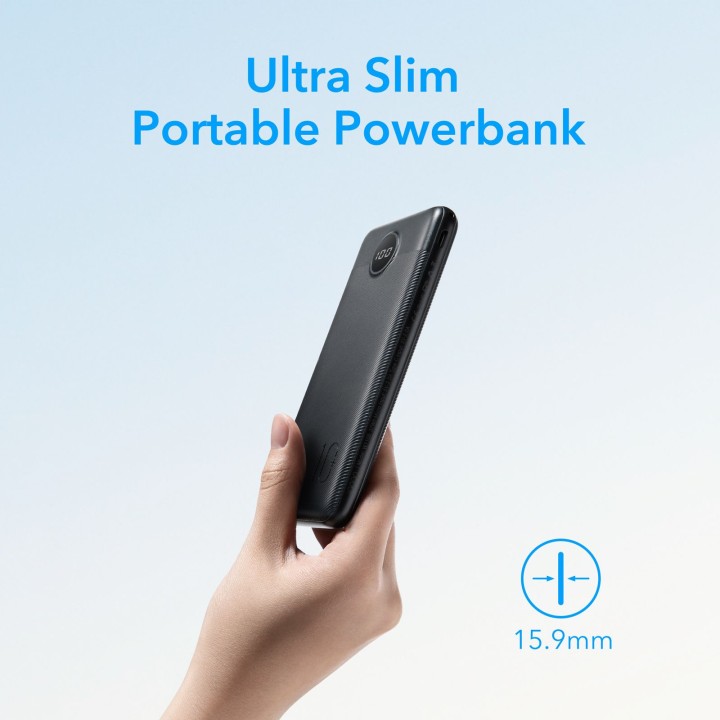 Повербанк Veger L10S (W1105PD) PD QC3.0 2A 20W 10000 mAh чорний 0INT
