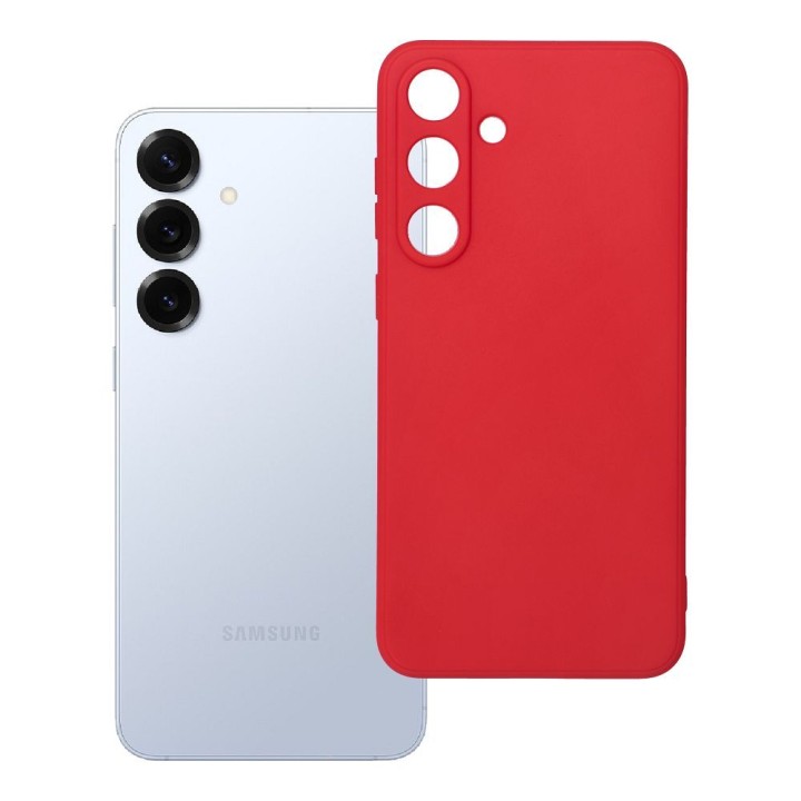 Чехол для Samsung S25 PLUS Soft красный