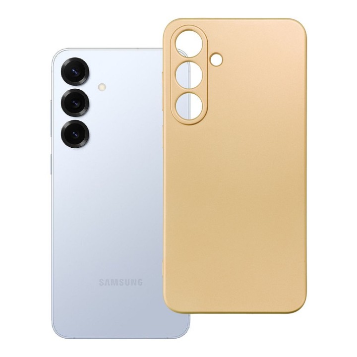 Чохол для Samsung S25 PLUS Metallic золотий