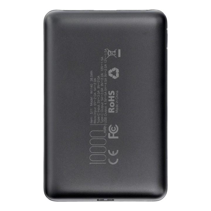 Повербанк Veger S11 (W1140) PD QC3.0 2A 22,5W 10000 mAh черный 0INT