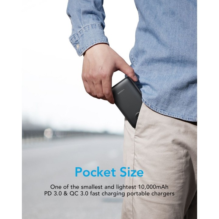Power bank Veger S11 (W1140) PD QC3.0 2A 22,5W 10000 mAh black 0INT