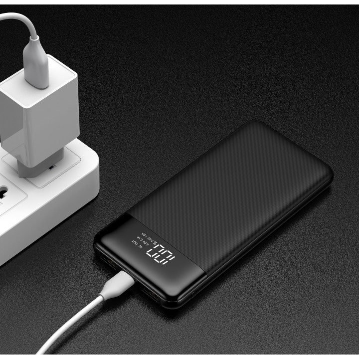 Повербанк Veger L11 (W1087) 10000 mAh чорний