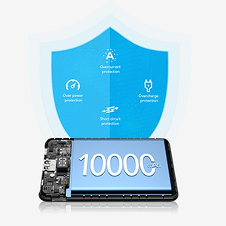 Повербанк Veger S11 (W1140) PD QC3.0 2A 22,5W 10000 mAh чорний 0INT