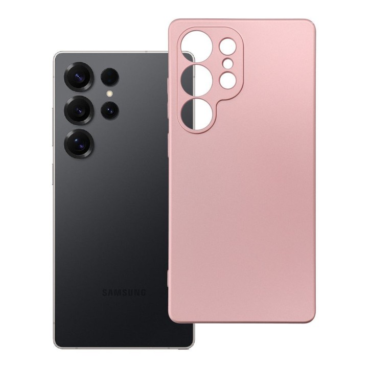 Чохол для Samsung S25 ULTRA Metallic рожевий