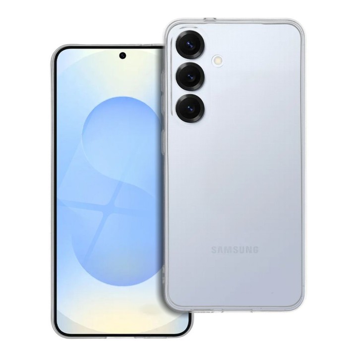 Case for Samsung S25 Clear Case 2 mm (camera protection) transparent