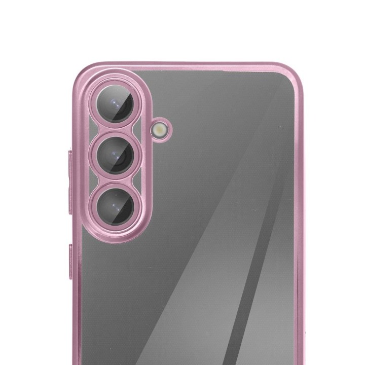Чехол для Samsung S25 PLUS Glam пудрово-розовый