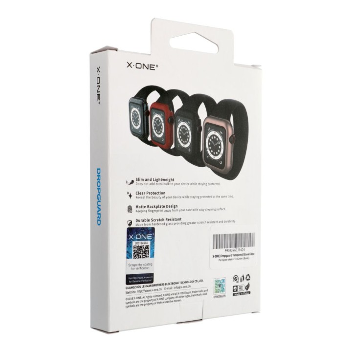 Чохол X-ONE Dropguard - для Apple Watch серія 10/11 42mm чорний