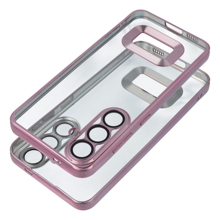 Etui na Samsung S25 PLUS Glam pudrowy róż