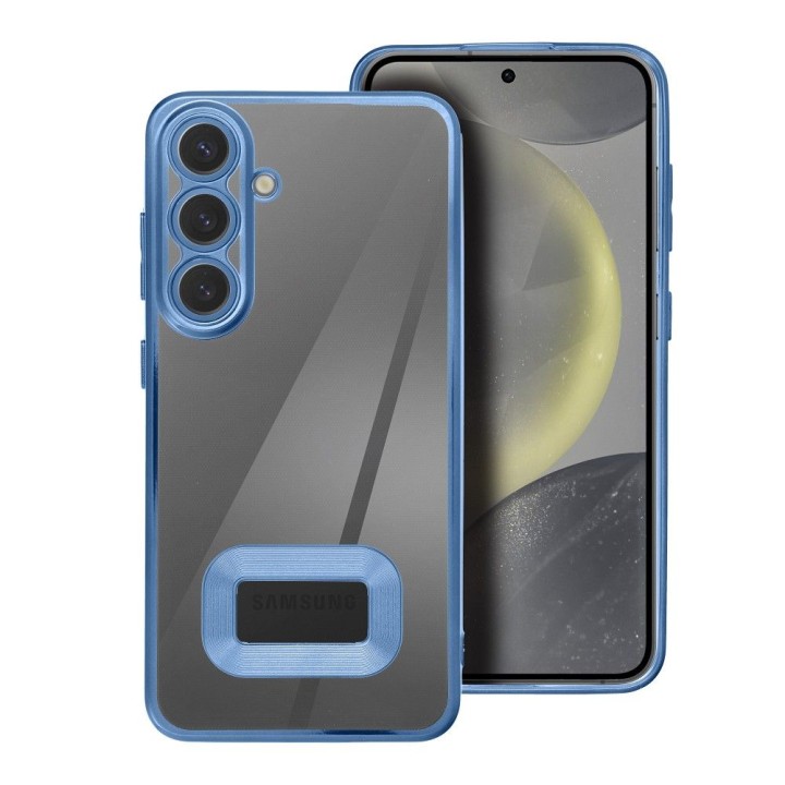 Чохол для Samsung S25 PLUS Glam синій