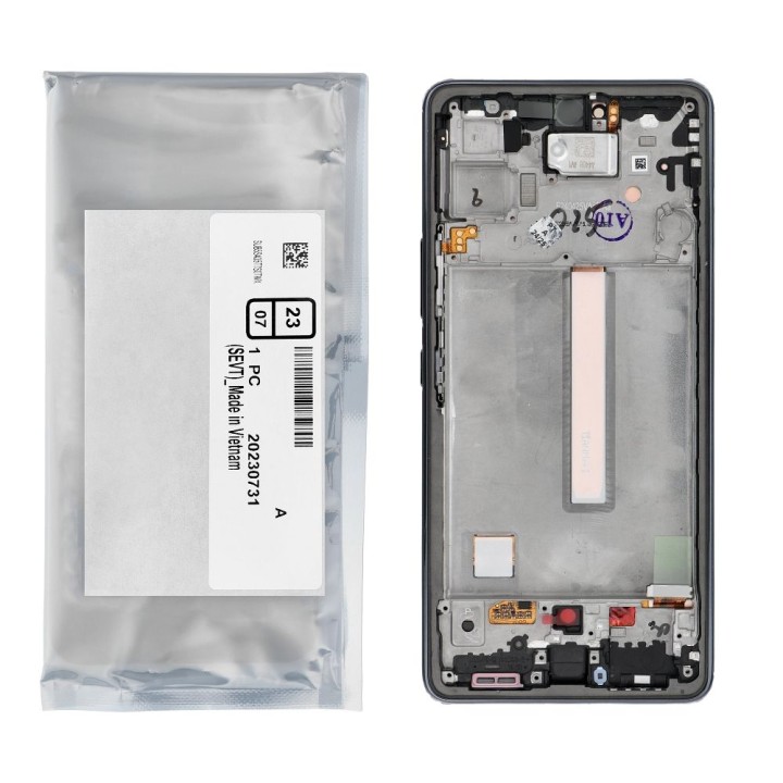 ServicePack LCD display SAMSUNG A53 5G A536B GH82-28024A Black