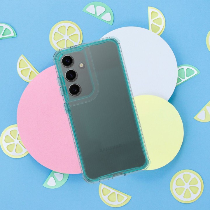 Case for Samsung S25 Matrix Clear mint
