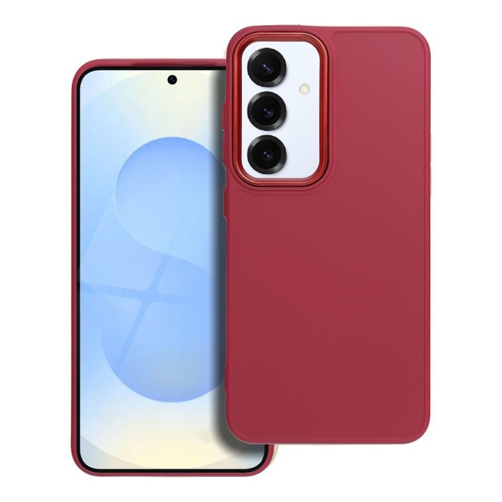 Чехол для Samsung S25 Frame magenta