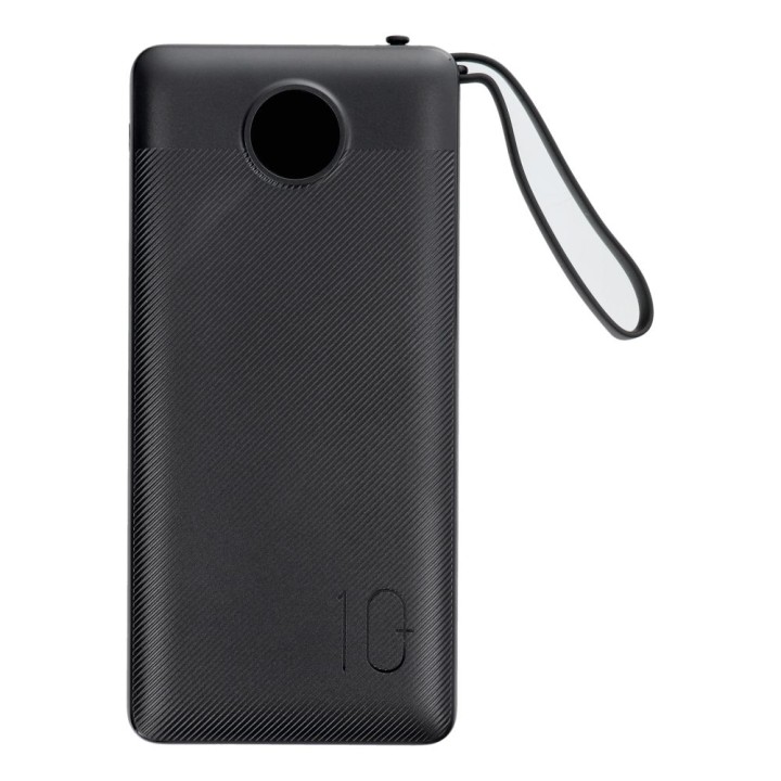 Power bank Veger C10 (W1116) 10000 mAh with built-in cables Micro USB / Type C / Lightning black