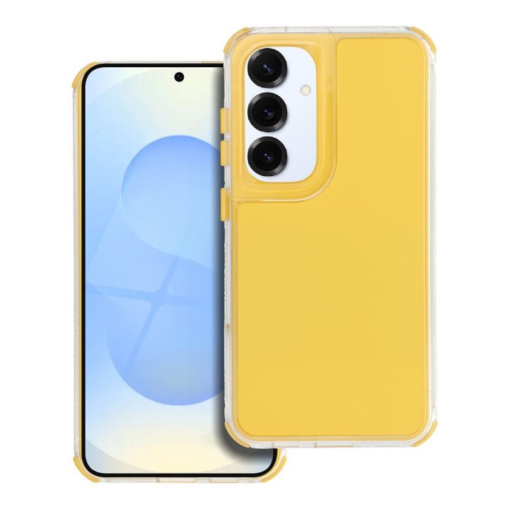 Etui na Samsung S25 Matrix żółte