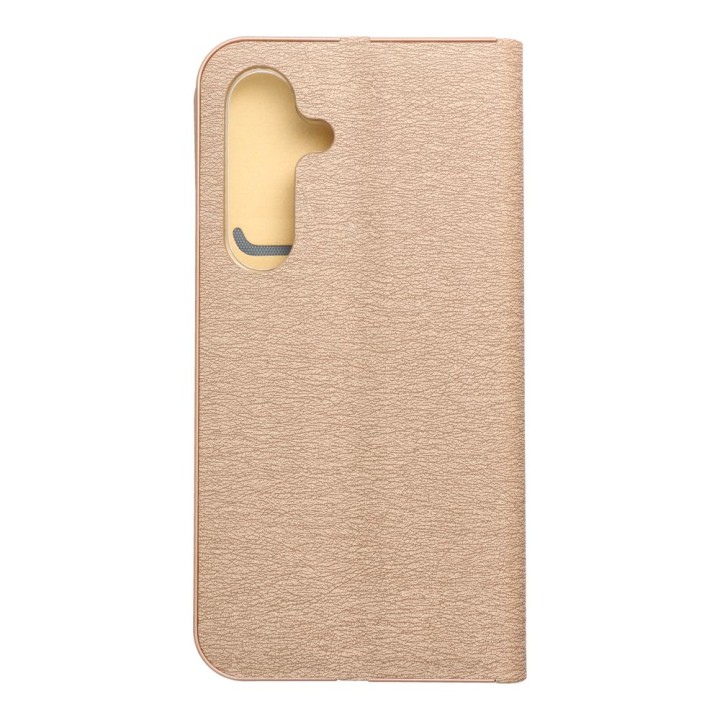 Flip case for Samsung S25 Luna Book Gold gold