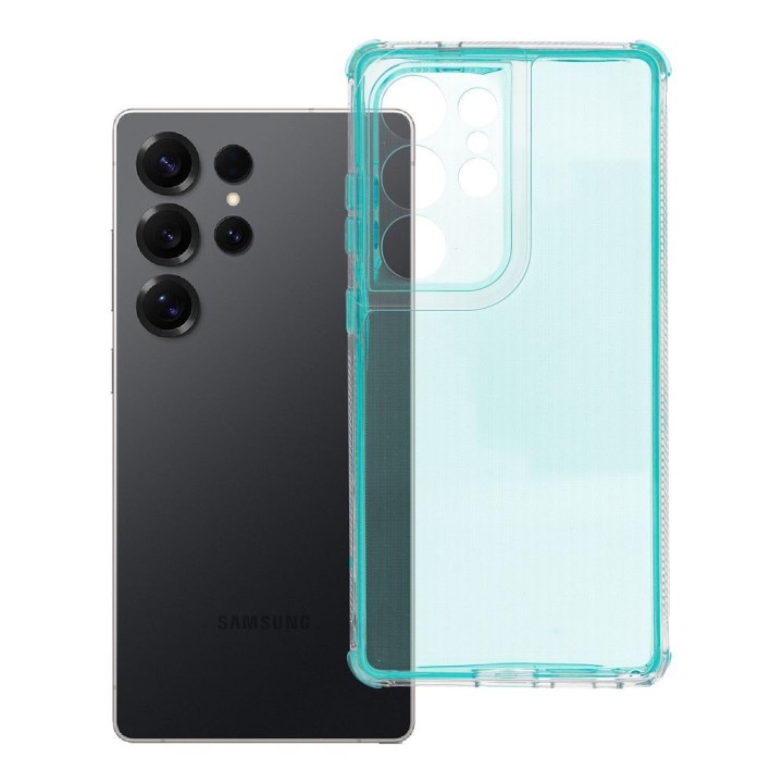 Etui na Samsung S25 ULTRA Matrix Clear miętowe