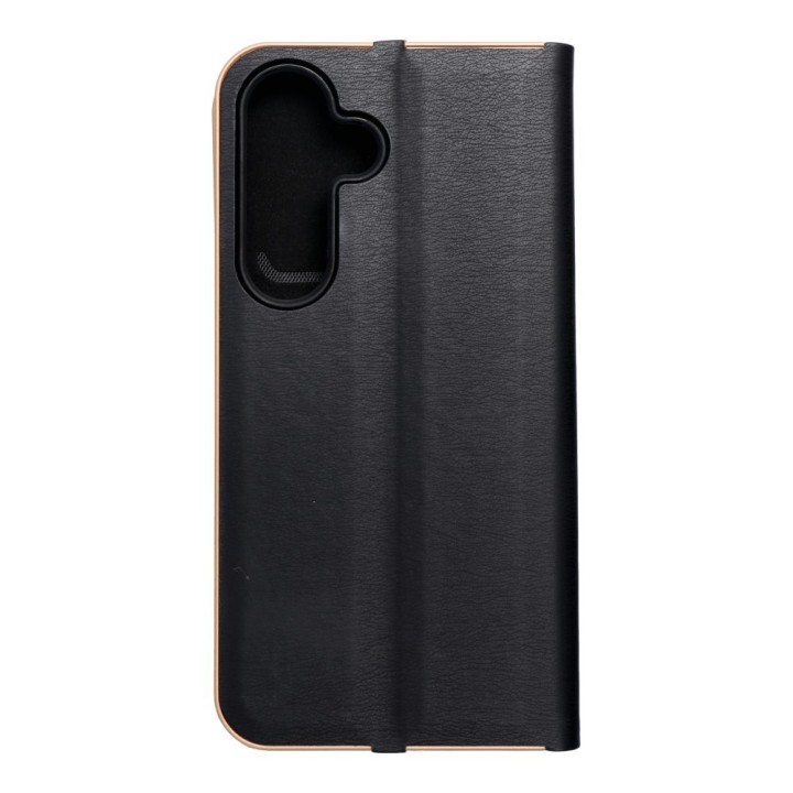 Flip case for Samsung S25 Luna Book Gold black