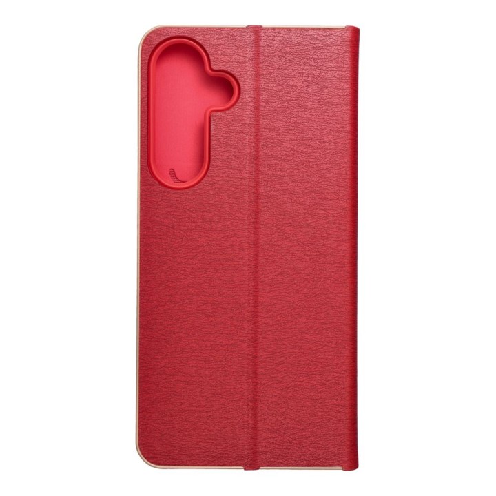 Flip case for Samsung S25 PLUS Luna Book Gold red