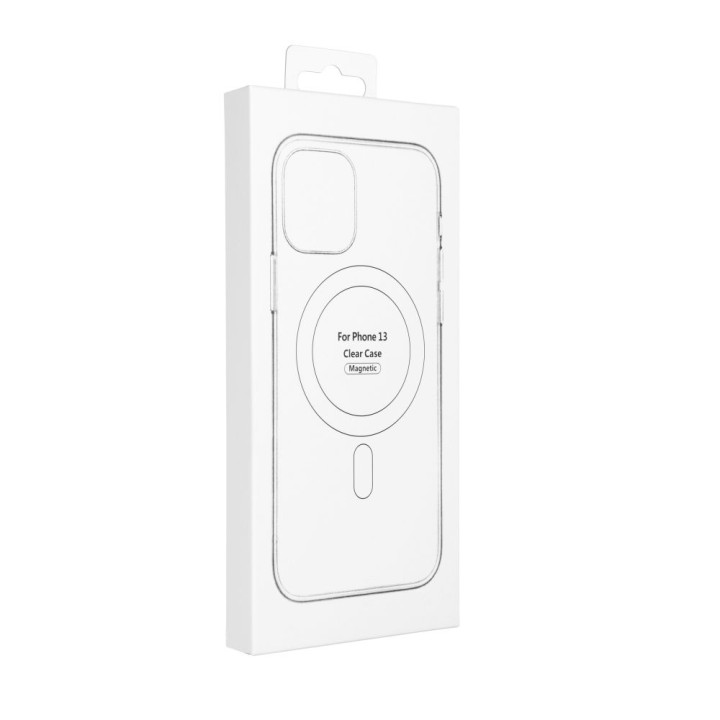 Чохол для iPhone 13 Clear Mag Cover (Str / Camera Protection) сумісний з MagSafe прозорий