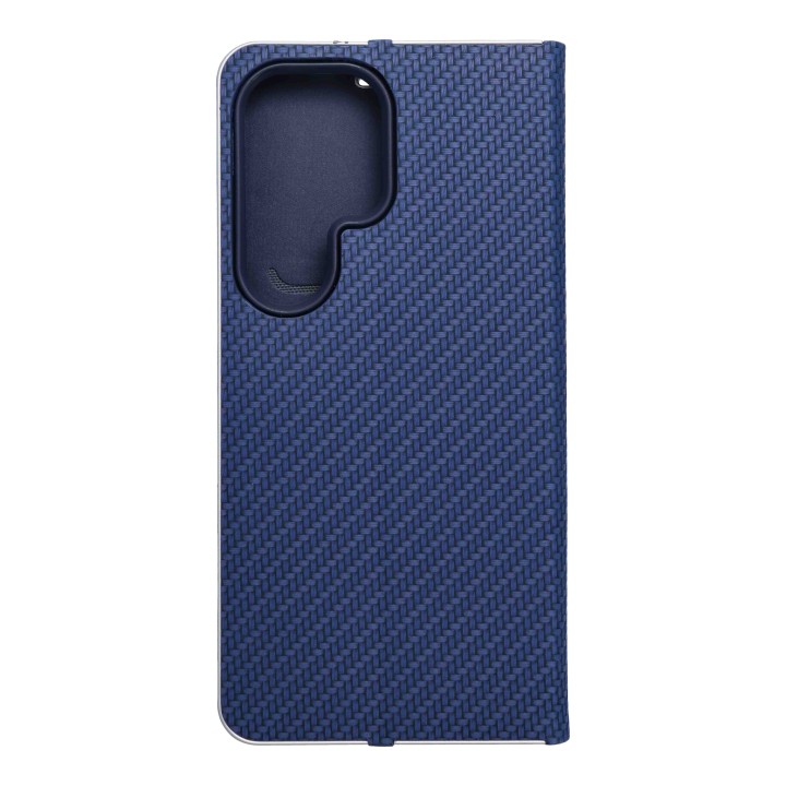 Flip case for Samsung S25 ULTRA Luna Book Carbon blue