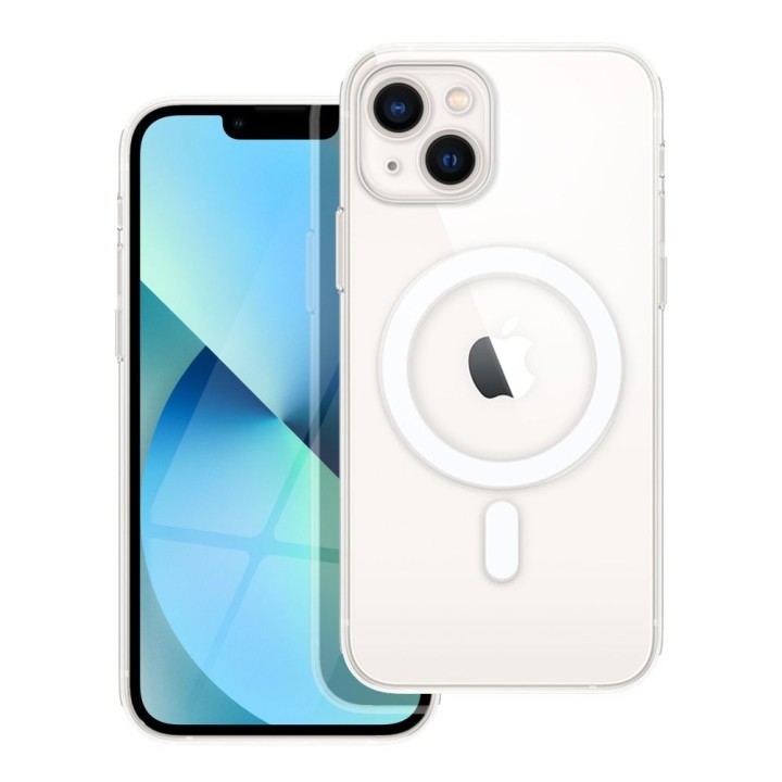 Чохол для iPhone 13 Clear Mag Cover (Str / Camera Protection) сумісний з MagSafe прозорий