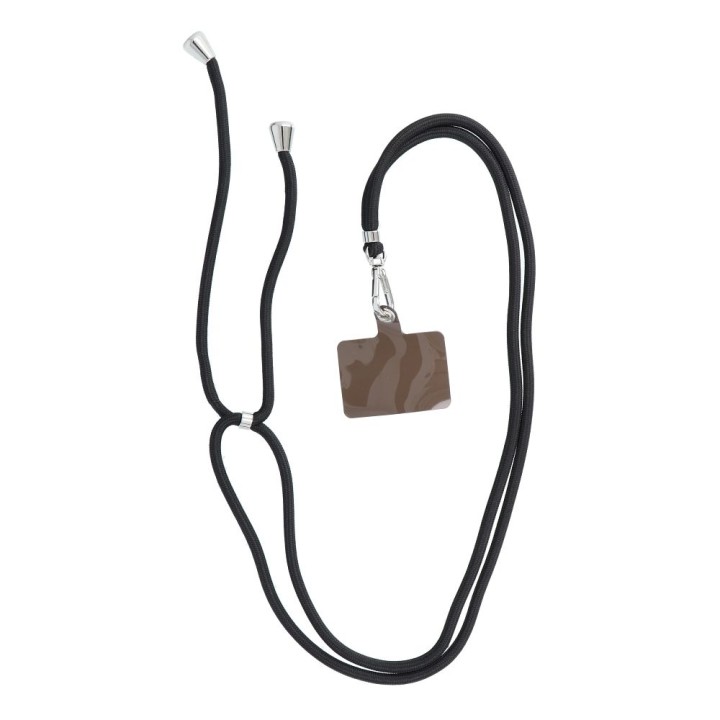 Phone lanyard, phone charm - SWING (6mm) with adjustable length / cord length 165cm (max 82,5cm loop length) / for