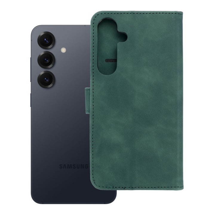Flip case for Samsung S25 PLUS Tender Book green