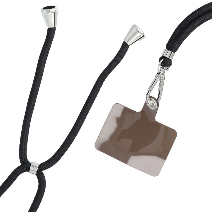 Phone lanyard, phone charm - SWING (6mm) with adjustable length / cord length 165cm (max 82,5cm loop length) / for