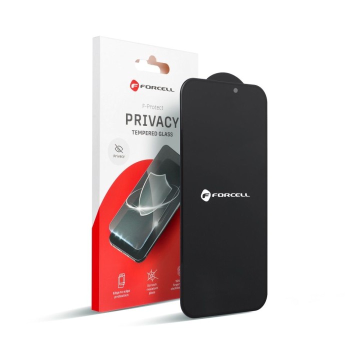 Szkło hartowane do iPhone XS MAX / 11 PRO MAX Forcell Privacy Glass czarne