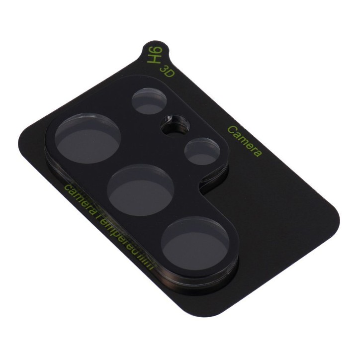 Загартоване скло 5D Full Glue на камеру для Samsung S25 ULTRA чорне