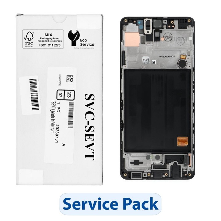ServicePack LCD дисплей SAMSUNG A51 A515F GH82-21669A