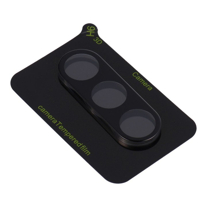 Tempered glass 5D Full Glue for camera for Samsung S25 PLUS black