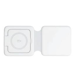 Индуктивное зарядное устройство Qi 3 в 1 15 Вт P14 для MagSafe белое