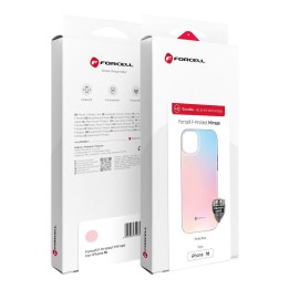 Case for iPhone 15 PRO Forcell F-Protect Mirage compatible with MagSafe Military Drop-Test pinky blue