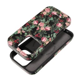 Case for iPhone 15 PRO Forcell F-Protect Mirage MagSafe compatible Military Drop-Test rose drama