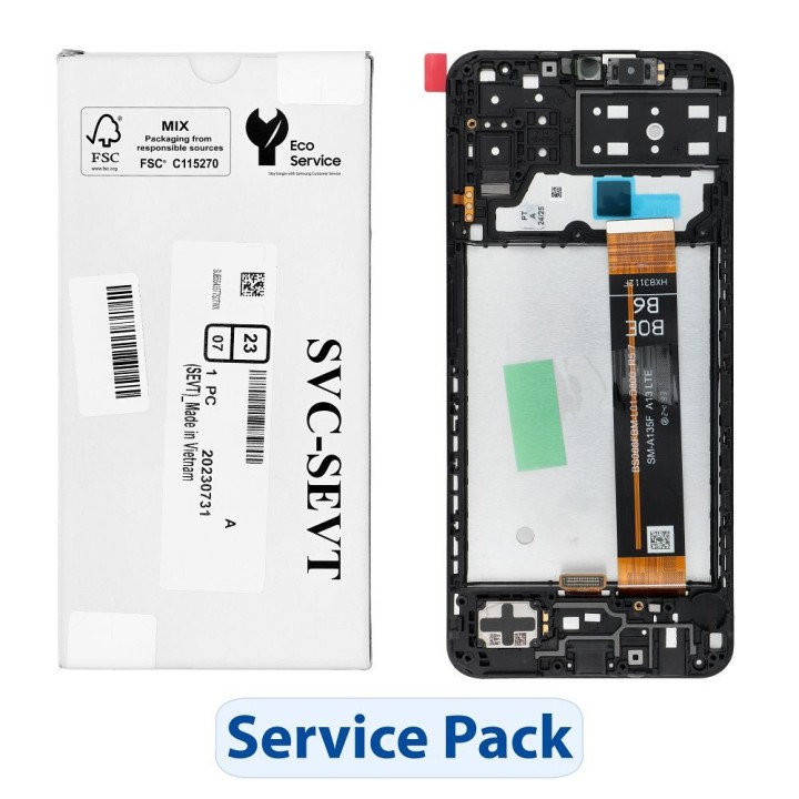 ServicePack Wyświetlacz LCD do SAMSUNG M13 M135F GH82-29133A
