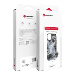 Чохол для iPhone 15 PRO Forcell F-Protect Mirage сумісний із MagSafe Military Drop-Test silver fog
