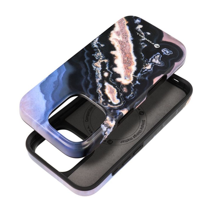 Чохол для iPhone 15 PRO MAX Forcell F-Protect Mirage сумісний із MagSafe Military Drop-Test gold island