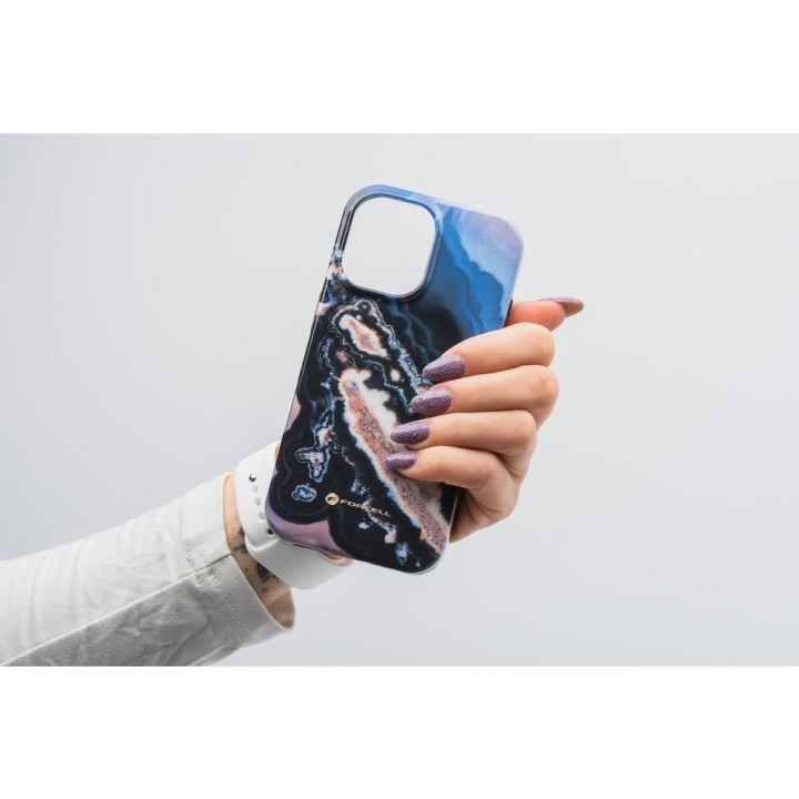 Case for iPhone 15 PRO MAX Forcell F-Protect Mirage compatible with MagSafe Military Drop-Test gold island