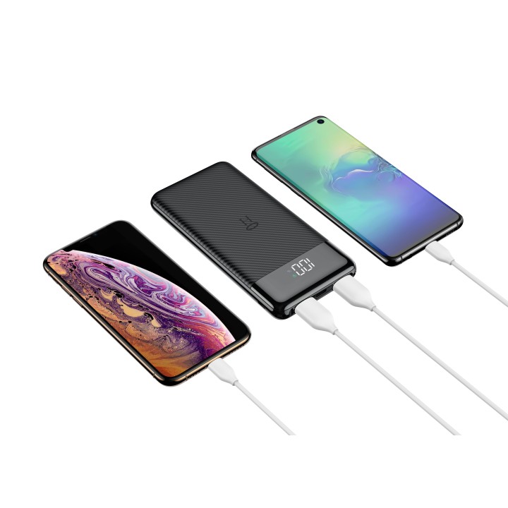 Повербанк Veger L11 (W1087) 10000 mAh чорний