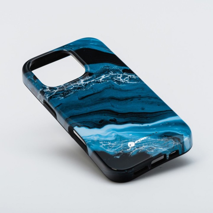 Case for iPhone 15 Forcell F-Protect Mirage compatible with MagSafe Military Drop-Test deep sea