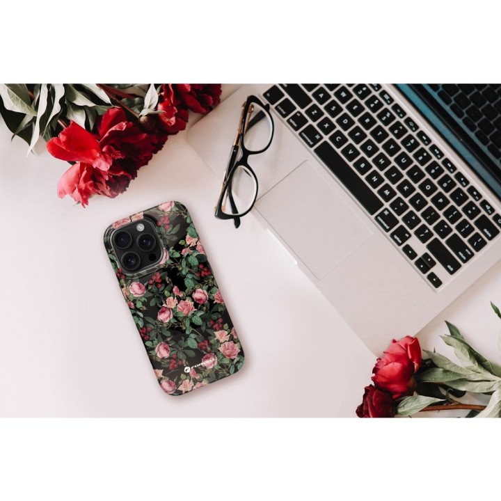 Чохол для iPhone 15 PRO MAX Forcell F-Protect Mirage сумісний із MagSafe Military Drop-Test rose drama