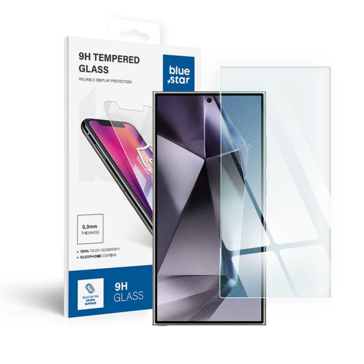 Tempered glass for Samsung S25 Blue Star